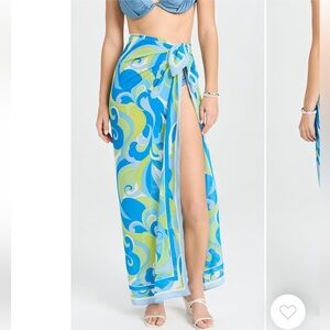 Devon Windsor Sarong in Peacock Blue Green